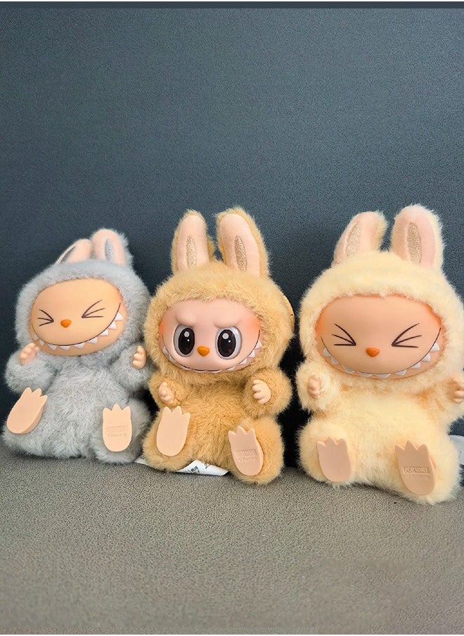 LABUBU Labubu Exciting Macaron Plush Pendant Blind Box By Pop Mart (1 Random),Specifications:Fabru Second Generation,Vinyl Plush Pendant,Security Code Can be Checked  - Image 4