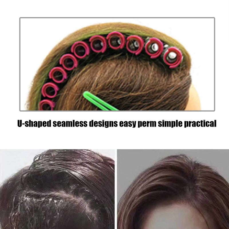Brrnoo 20Pcs Hair Perm Rods Perming Rod Hair Roller Curler Household Salon Hairdressing Tool Kit (01) - Image 5