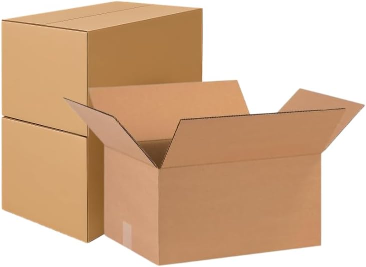 AL FAKHAMA BOXPRO 3 Pcs Reinforced Cardboard Boxes 40x30x20 cm 5-Ply Construction - Image 1