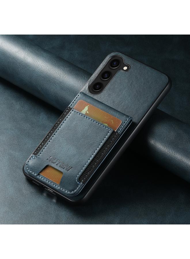 Suteni Case For Samsung Galaxy S22+ 5G H03 Oil Wax Leather Wallet Stand Back Phone Case - Image 2