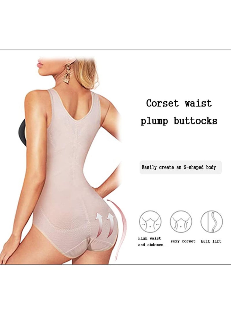 SOLARAE Shapewear Tank Top Slimming Vest Body Shaper Mesh Tummy Control Underbust Camisole Compression Undershirts Waist Trainer for Women M - Image 3