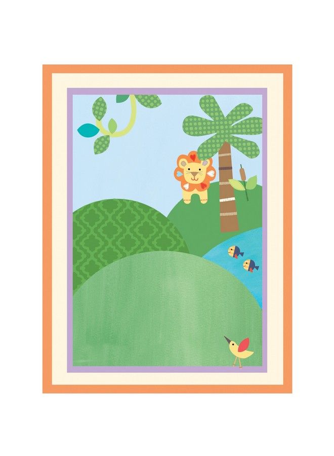 Wallies Room Décor Sticker Jungle Friends (Multi) - Image 1