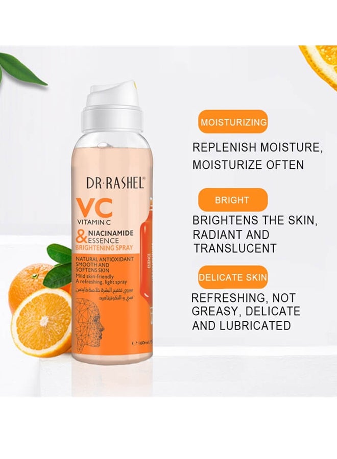 DR. RASHEL Vc & Niacinamide Essence Brightening Spray Clear 160ml - Image 5
