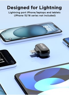 BOYA BOYA mini-15 Wireless Lavalier Microphone Noise Cancellation Microphone For iPhone Android Smartphones Ultra mini microphone with AI Voice Change, Metal Clip on Mic for Vlogging TikTok YouTube Content Creators Live Streaming Interview Recording  - Image 2