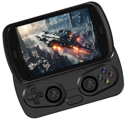 Voacle Anbernic RG Slide Retro Handheld Game Console 47inch LTPS inCell Screen Capacitive Joystick Android 13 System Support AI Assistant 5G WiFi Bluetooth 50 NO Game CardBlackNew - Image 1