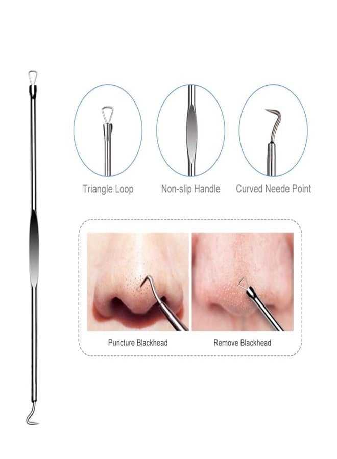 Truloven 6PCS Blackhead Remover, Blackhead Extractor, Pimple Extractor, Pimple Popper Tool Kit, Stainless Steel Blackhead, Facial Cleaning Tool - Image 4