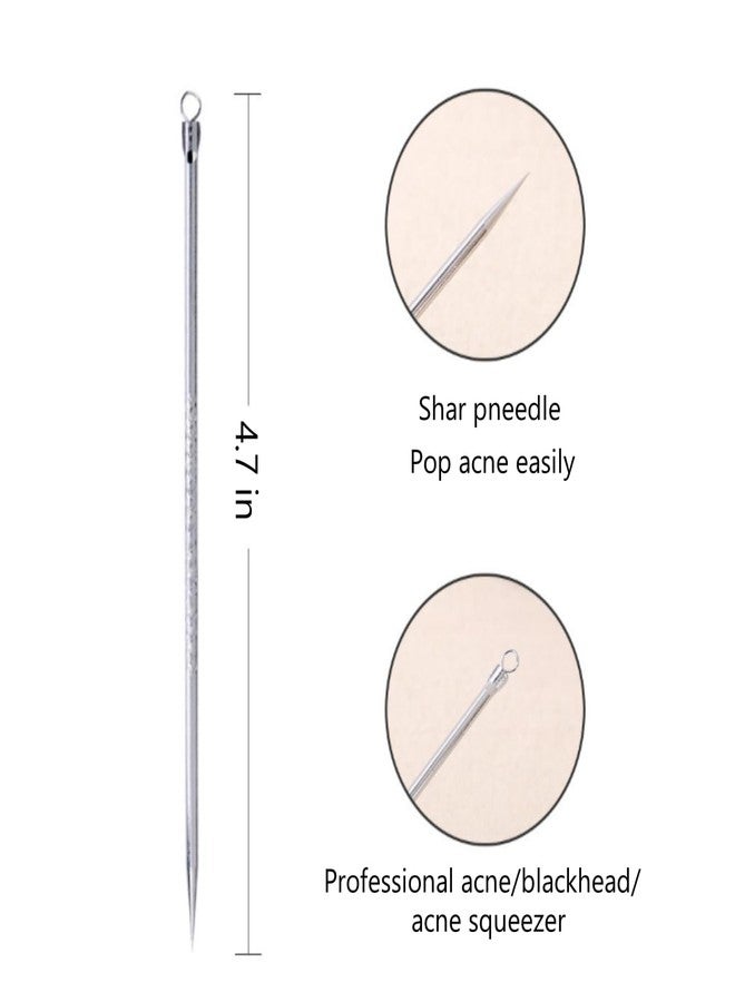 Truloven 6PCS Blackhead Remover, Blackhead Extractor, Pimple Extractor, Pimple Popper Tool Kit, Stainless Steel Blackhead, Facial Cleaning Tool - Image 5