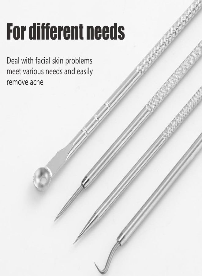 Truloven 6PCS Blackhead Remover, Blackhead Extractor, Pimple Extractor, Pimple Popper Tool Kit, Stainless Steel Blackhead, Facial Cleaning Tool - Image 2