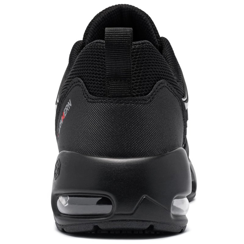 LARNMERN Men Non Slip Work Waterproof Shoes Comfortable Kitchen Footwear Chef Food Service Restaurant Sneakers Zapatos Antideslizantes para Hombres(10.5, Black) - Image 4