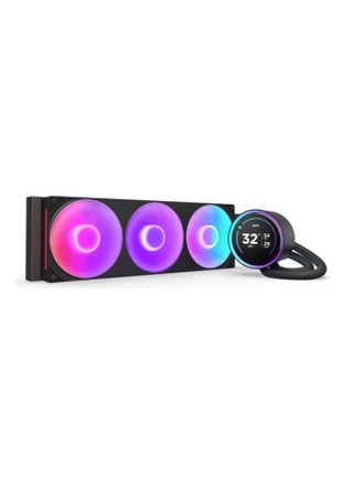 Kraken Elite 420 RGB, 420mm All-in-One Liquid CPU Cooler with 2.36" Customizable LCD Display, RGB Fans, and CAM Software Integration, Black | RL-KR42E-B2 - pzsku/ZB7D512A8919BB6C363DDZ/45/1748713650/9d3ea5ff-b849-422a-8b13-a6742435a9ae