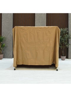 2 Seater Swing Chair Cover Modern Cover Designed For Hanging Chair 2 Seater Hammock Chair Protector Heavy Duty Swing Chairs Covers For Outdoor Garden 235X117.5X178.5Cm Beige