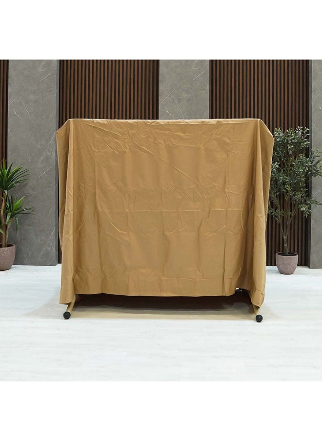 DANUBE HOME - 2 Seater Swing Chair Cover Modern Cover Designed For Hanging Chair 2 Seater Hammock Chair Protector Heavy Duty Swing Chairs Covers For Outdoor Garden 235X117.5X178.5Cm Beige - Image 1
