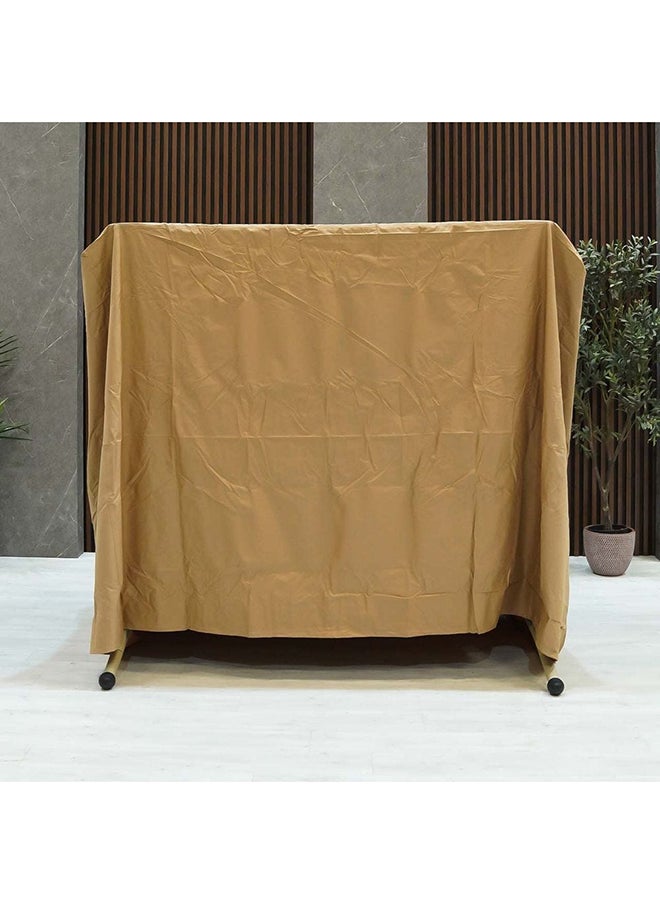 DANUBE HOME - 2 Seater Swing Chair Cover Modern Cover Designed For Hanging Chair 2 Seater Hammock Chair Protector Heavy Duty Swing Chairs Covers For Outdoor Garden 235X117.5X178.5Cm Beige - Image 1