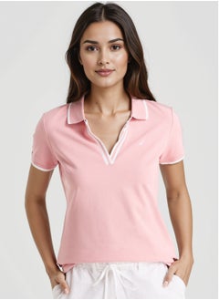 NAUTICA Basic Regular Fit Premium Cotton Logo Polo Shirt  - Image 1