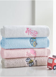 Bathroom Hand Towel 4 Sets,100% Cotton BathTowel/Face Towel Soft Absorbent Towel, Suitable For Adult And Children Bathroom kitchen,30×30CM(pink White Blue Grey) - pzsku/ZB7D543BAAB5925693CFEZ/45/_/1732287958/64635f76-22d3-4e76-ba58-bca2fd76472c