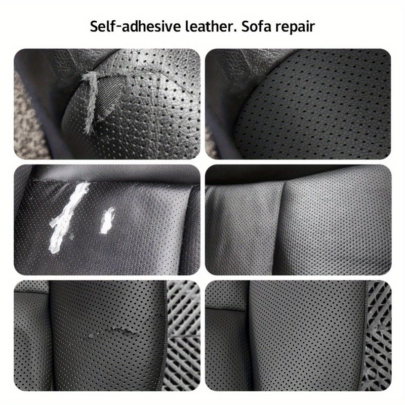 Off White 17.72X39.33 Inch Self-Adhesive PVC Repair Film Scratch Resistant Breathable - Image 4