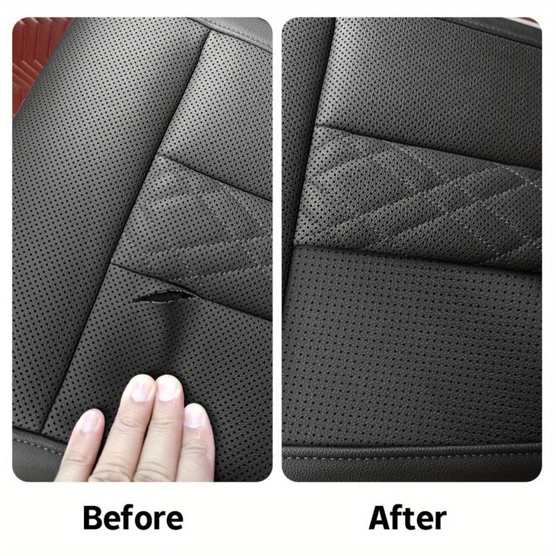 Off White 17.72X39.33 Inch Self-Adhesive PVC Repair Film Scratch Resistant Breathable - Image 3