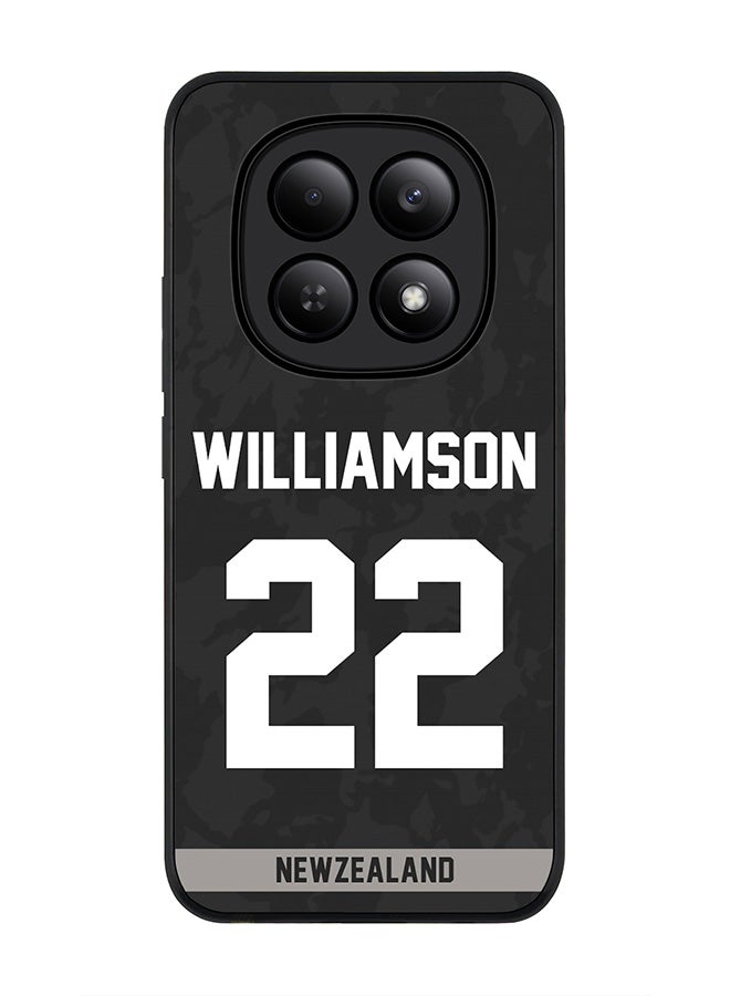 For Xiaomi Redmi Note 15 4G Case,Slim fit Camera Protection, Shockproof Thin Phone cover  - New Zealand Kane Williamson, Jersey No 22