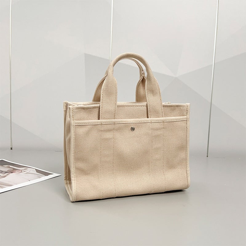 Bag Women'S Cargo Tote Tote Bag Large Capacity Canvas Bag Embroidered Hand Shoulder Crossbody Bag - Image 3