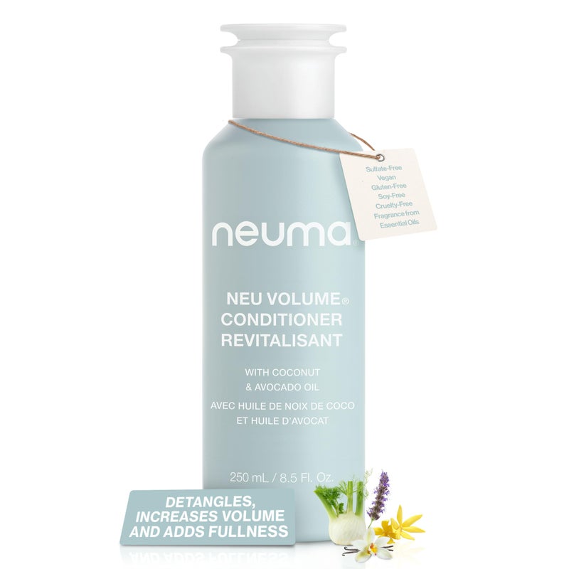 Neuma Neu Volume Conditioner 8.5 Fl. Oz. Fennel, Ylang Ylang, Patchouli, and Vanilla Scent, Moisturizing Conditioner Sulfate Free Paraben Free - Image 1