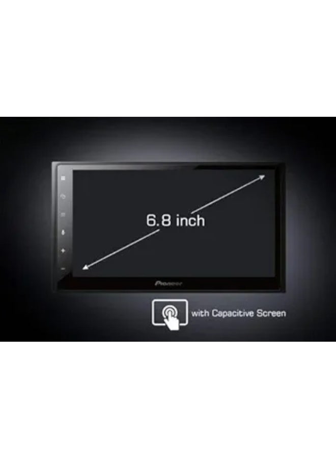بايونير جهاز استقبال الصوت والفيديو اللاسلكي للسيارة بايونير DMH-Z6350BT مقاس 6.8 بوصة - يدعم Apple CarPlay وAndroid Auto لاسلكيًا، مع واي فاي، وصوت عالي الدقة - Image 2