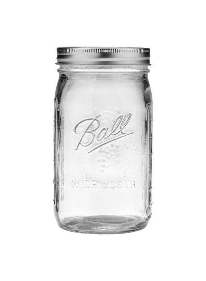 Ball Ball Wide Mouth Glass Mason Jars with Lids and Bands, Used for Canning, Pickling, Juice, Jam, Jelly, Quart Size 32 Ounce (Pack of 2)  - Image 2