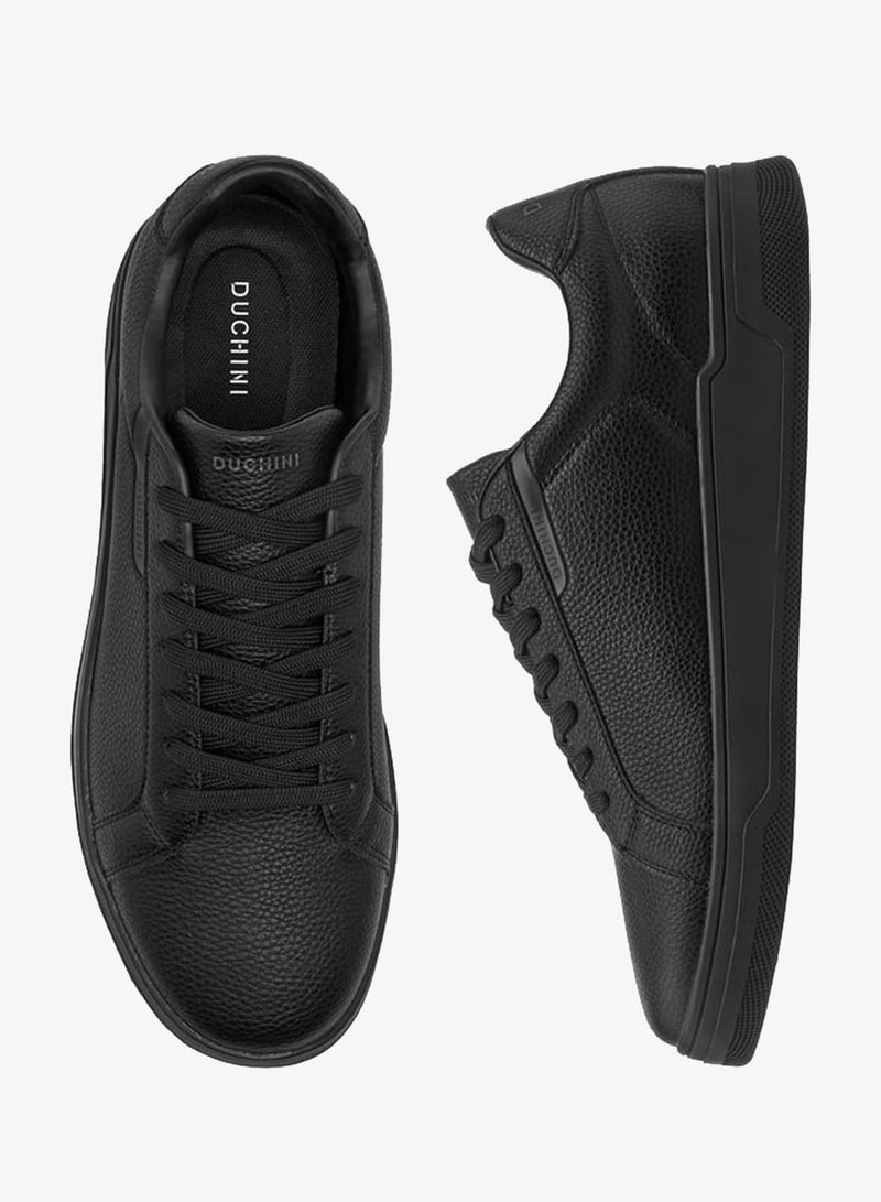 دوتشيني سنيكرز رجالي برباط وتفاصيل متباينة - Image 3