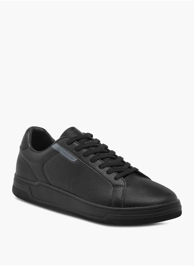 DUCHINI Men's Panelled Lace-Up Sneakers