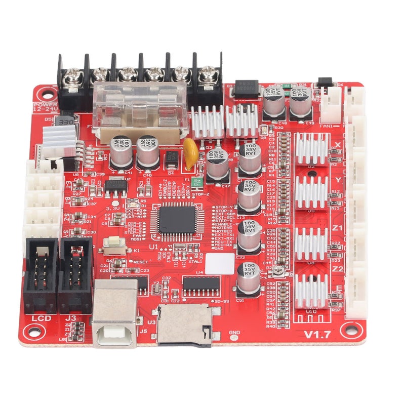 3D Printer Motherboard Good Heat Dissipation Integrated Main Board with USB Interface 12V‑24V for Anet A8 PLUS - Image 5