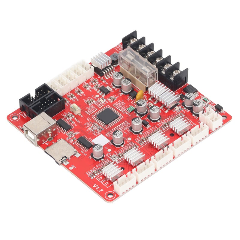 3D Printer Motherboard Good Heat Dissipation Integrated Main Board with USB Interface 12V‑24V for Anet A8 PLUS - Image 4