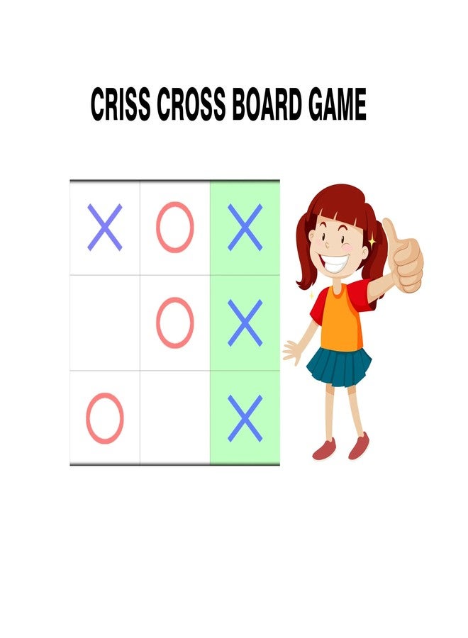 ROSEFAIR Tic Tac Toe Board Game, Party Fun Edition, Criss Cross Board Game Gift for Boys and Girls (Pack of 2) - Image 5