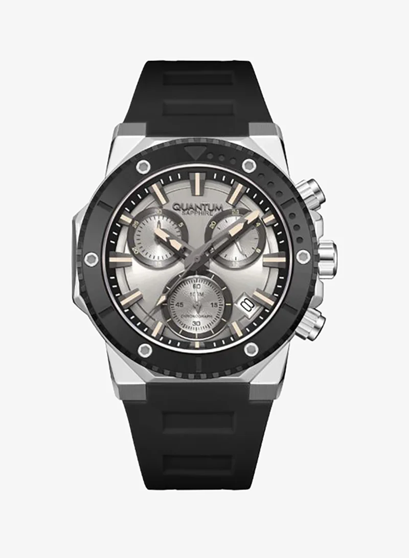 Quantum Men's Silicone Analog Watch HNG1232.371 - 44 mm
