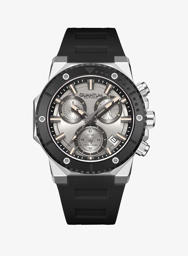 Quantum Men's Silicone Analog Watch HNG1232.371 - 44 mm - Image 1