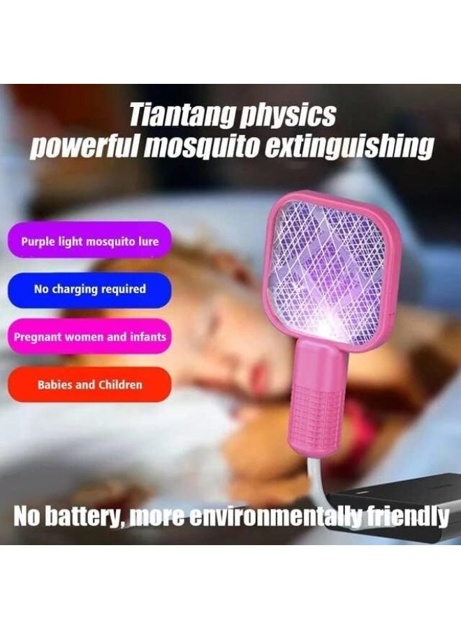2-in-1 small mosquito zapper with a multifunctional angle, portable and rechargeable via USB. - Image 3