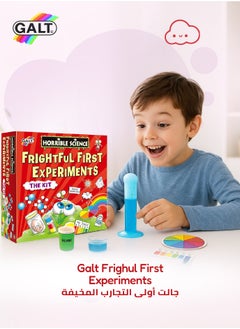 Galt Toys Frightful First Experiments Science Kit | 20 Creepy-Cool STEM Activities & 40-Page Lab Notebook | Goggles + Test Tubes + Slime & More | Hands-On Learning Fun | 26 x 7.5 x 26.7 CM | Age 6 +  - Image 2