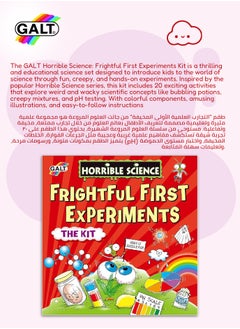 Galt Toys Frightful First Experiments Science Kit | 20 Creepy-Cool STEM Activities & 40-Page Lab Notebook | Goggles + Test Tubes + Slime & More | Hands-On Learning Fun | 26 x 7.5 x 26.7 CM | Age 6 +  - Image 5
