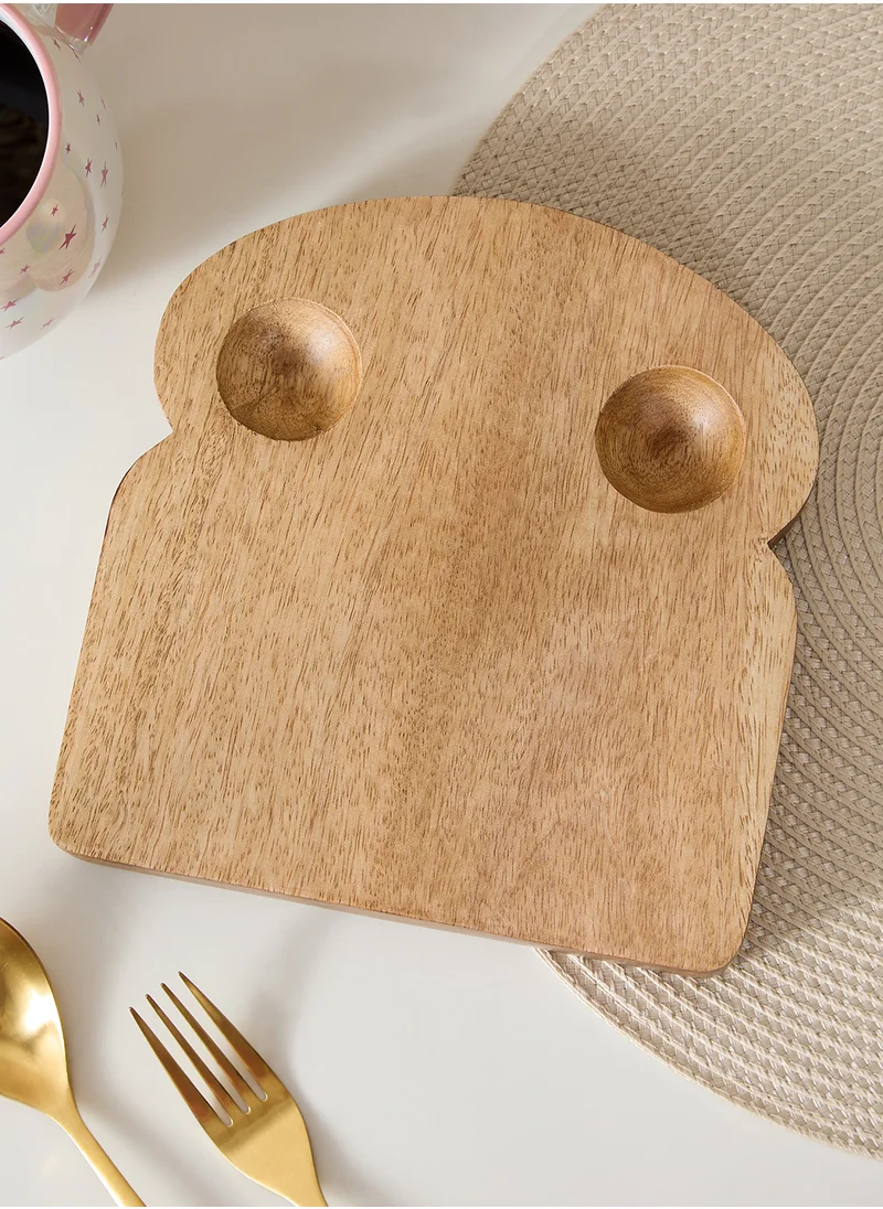 Sass & Belle Toast Plate with Egg Holders