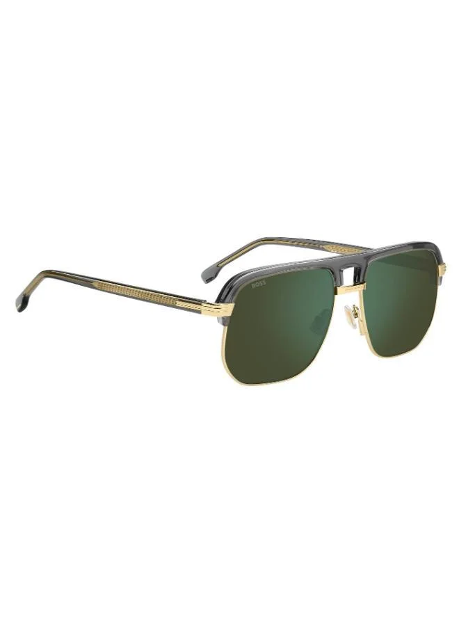 HUGO BOSS Square Double Bridge Sunglasses Frames