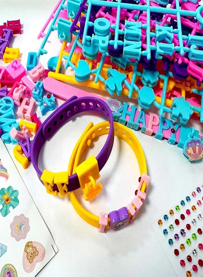 RAWAID DIY Friendship Bracelet Kit, Jewelry Making Set, DIY Craft Kit with Alphabet & Charms, Kids Art & Craft Toys, Creative Arts and Crafts Activity for Kids Ages 5-12, Best Birthday Gift for Girls - Image 2