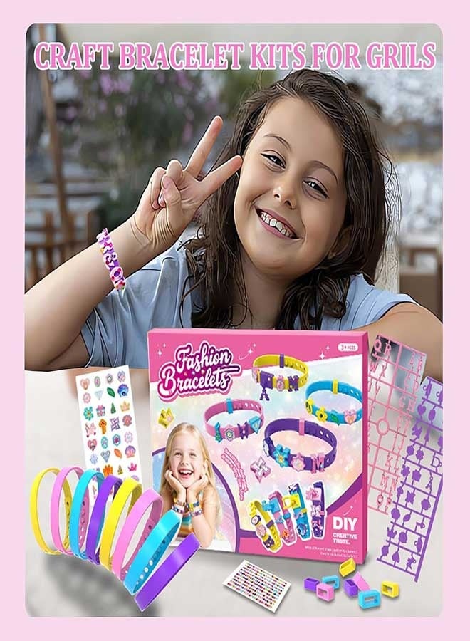 RAWAID DIY Friendship Bracelet Kit, Jewelry Making Set, DIY Craft Kit with Alphabet & Charms, Kids Art & Craft Toys, Creative Arts and Crafts Activity for Kids Ages 5-12, Best Birthday Gift for Girls - Image 3