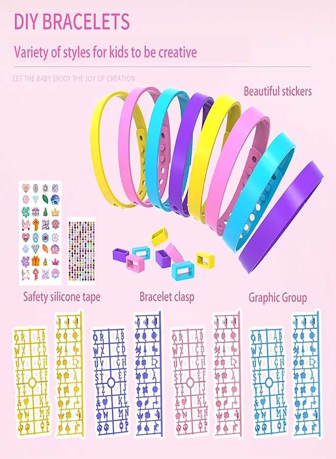 RAWAID DIY Friendship Bracelet Kit, Jewelry Making Set, DIY Craft Kit with Alphabet & Charms, Kids Art & Craft Toys, Creative Arts and Crafts Activity for Kids Ages 5-12, Best Birthday Gift for Girls - Image 5