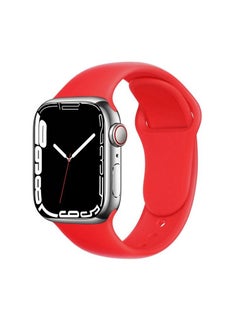 Apple Watch Band 41mm Soft Silicone Sport Band Replacement Wrist Strap Compatible for iWatch Apple Watch Series 7 Nike+,Sport,Edition