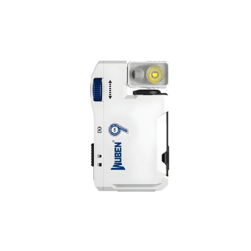 WUBEN E3 Compact Lightweight Flashlight, 400 Lumens, 82 m Beam, 180-Degree Rotating Head, RGB, Beacon, IP68, Type-C Charging - Image 1