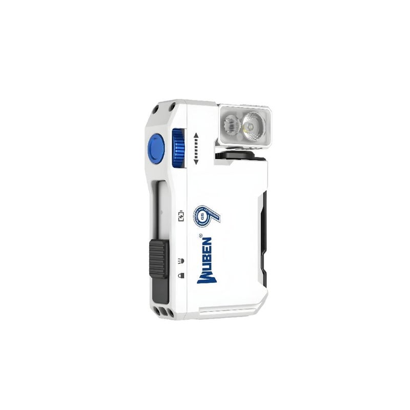 WUBEN E3 Compact Lightweight Flashlight, 400 Lumens, 82 m Beam, 180-Degree Rotating Head, RGB, Beacon, IP68, Type-C Charging - Image 3