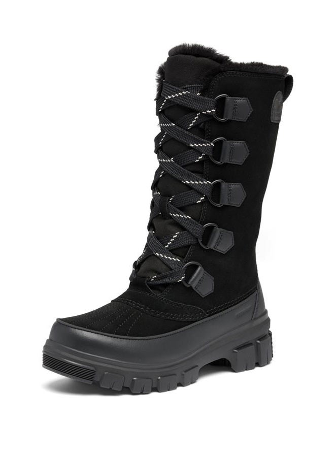 SOREL Women's Tivoli V Tall Waterproof Snow Boot, Black/Natural, 10.5 - Image 1