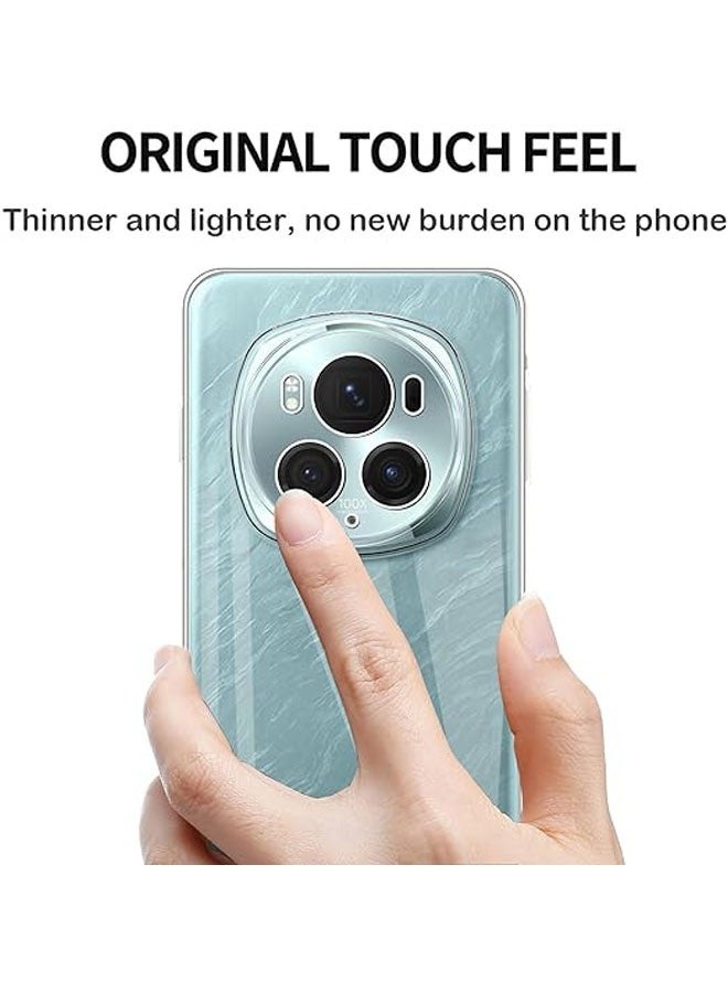 Honor Magic 6 Pro 5G + Screen Protector, Ultra-Thin Soft TPU Bumper Clear Scratch Resistant Case, Honor Magic 6 Pro Lightweight Shockproof Phone Case - Image 3