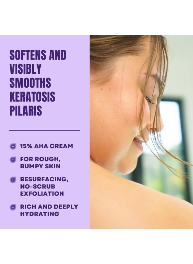 AmLactin KP Bumps Be Gone - 3 oz Keratosis Pilaris Moisturizing Cream with 15% Lactic Acid - Exfoliator and Moisturizer for Dry, Rough and Bumpy Skin (Packaging May Vary) - Image 3