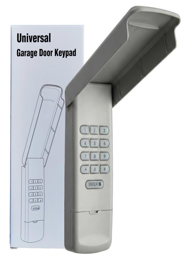 Lpyec Universal Garage Door Opener Keypad Remote Wireless Keyless Keypad Compatible with Genie LiftMaster Chamberlain Craftsman Linear Overhead Door Wayne Dalton Opener has Learn Button or Dip Switch - Image 1
