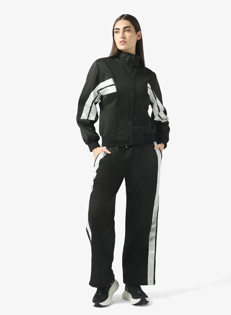 Frwd Zip Up Colorblock Athletic Tracksuit