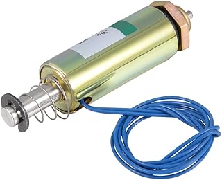 uxcell uxcell DC 12V 0.5N Force 6mm Stroke,Push Pull Type,Tubular Solenoid Electromagnet,Linear Motion,XRN-13/30TL  - Image 1